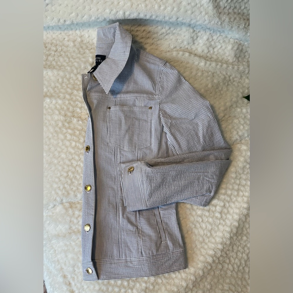 Jones New York Pinstripe Shirt/Jacket - SP